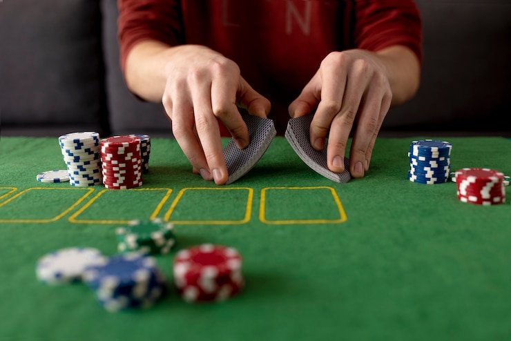 Tampilan permainan Colok Jitu di platform domino4d dengan kartu domino dan antarmuka kasino
